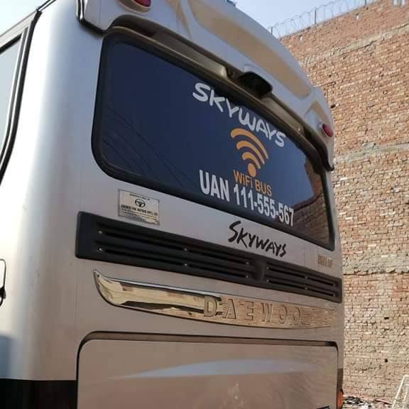 Skyways Wi-Fi enabled bus